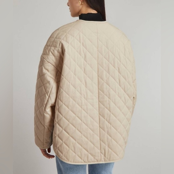 Totême Quilted Cotton Canvas Jacket Beige 34 - Picture 3 of 14